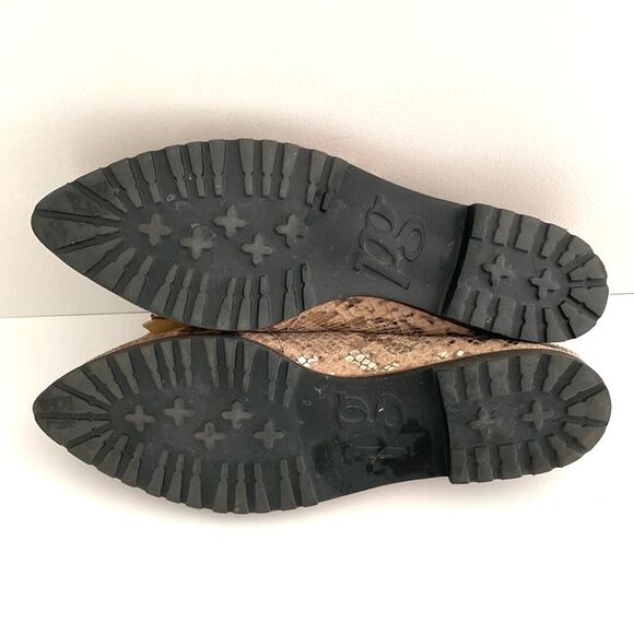 Paul Green Snakeskin Print Leather Loafers Supper Soft Preppy Academia Chic US 9 - Picture 8 of 14